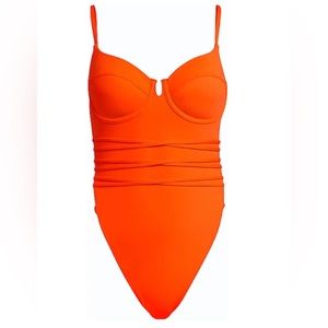 adidas Ivy Park Spaghetti Strap One Piece Swimsuit